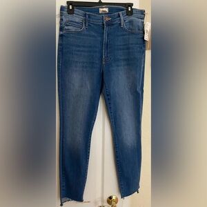 🦋NWT!!! MOTHER “ THE STUNNER ZIP ANKLE STEP FRAY SIZE 31 🦋